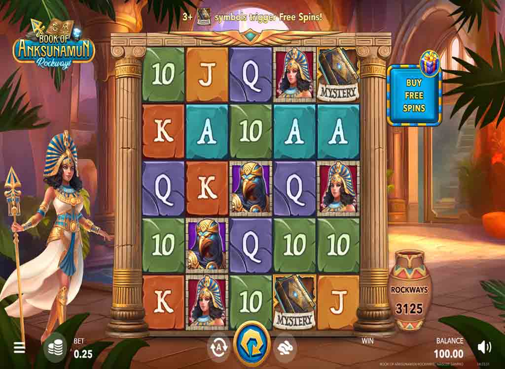 Jouer à Book of Anksunamun Rockways