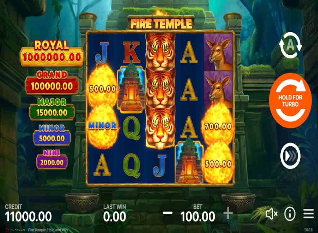 Jouer à Fire Temple: Hold and Win