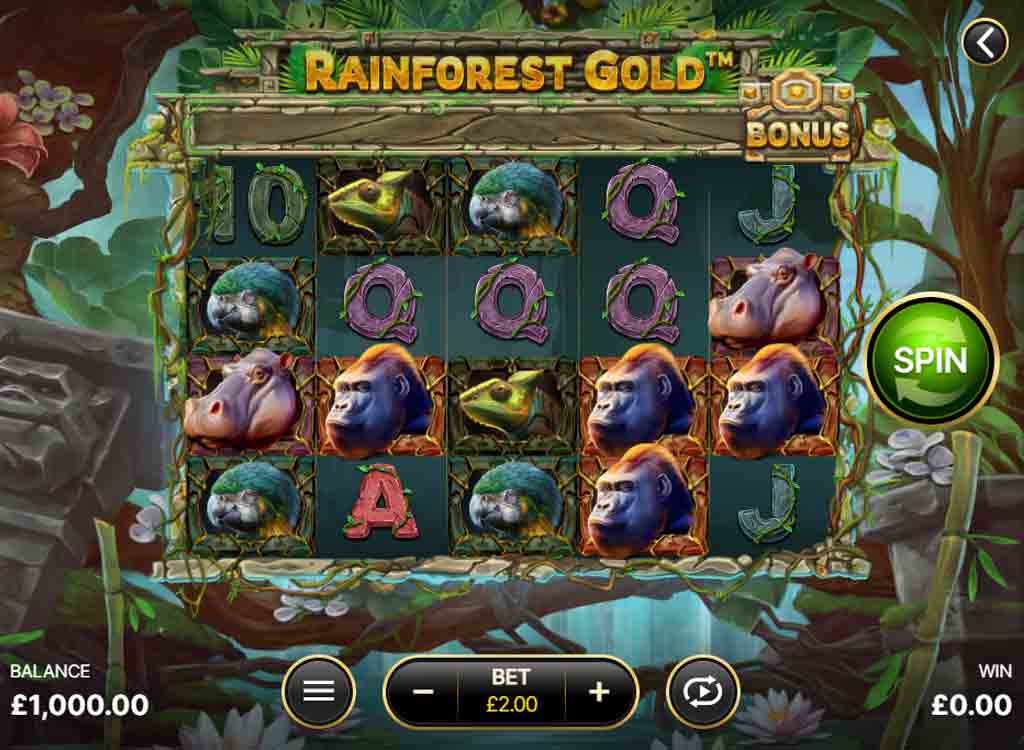 Jouer à Rainforest Gold
