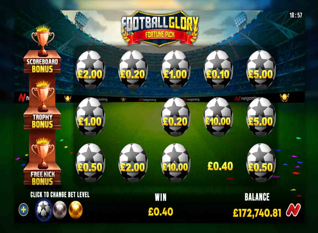 Jouer à Football Glory Fortune Pick