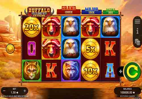 Machine à sous Buffalo Hold and Win Extreme